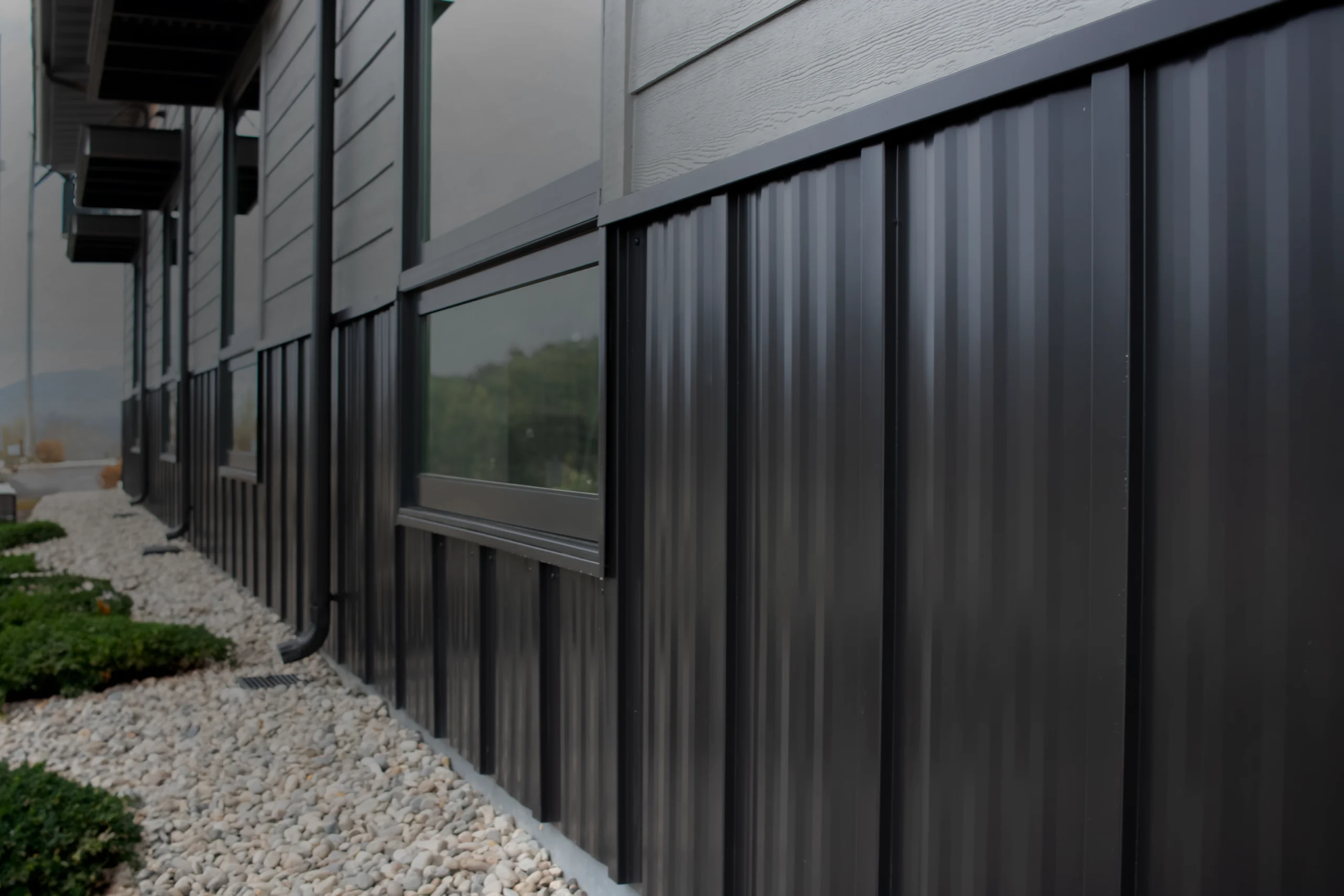 board and batten siding background